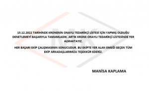 KRONE ONAYLI TEDARİKÇİSİ MANİSA KAPLAMA